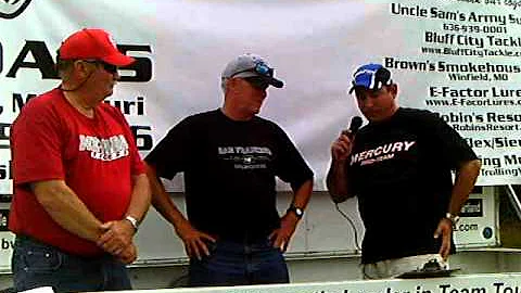 Lewis Boats Bass Tournament MC Ryan Horrell and th...
