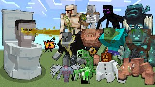 G-Man Toilet vs Mutant Creatures in Minecraft