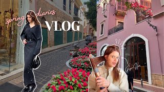 SPRING DIARIES LEBANON VLOG ♡ Trying the DYSON Airwrap, Dinner Date, BUCO, Makeup Chit-Chat