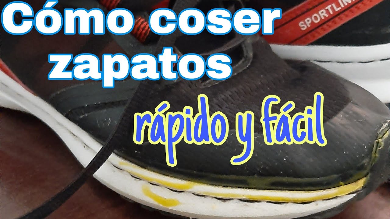 👍 Cómo coser ZAPATOS despegados 🤭👍 YouTube