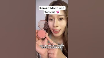 Korean Blush Tutorial💗#kbeauty #tutorial #kpop #koreanproducts #makeup #blush #tutorial #beautytips