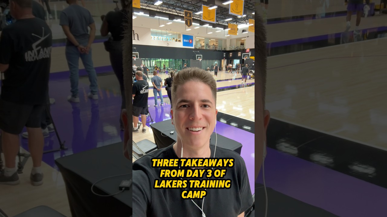 Three takeaways from Day 3 of Lakers training camp