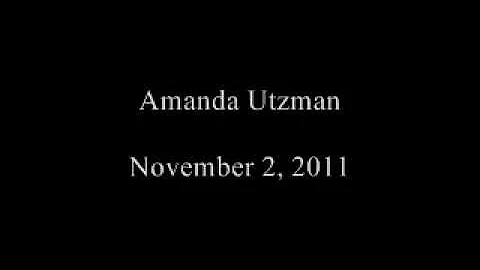 Amanda Utzman - November 2, 2011