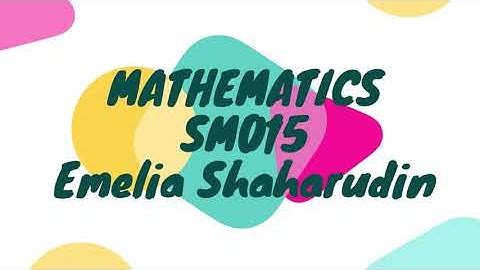 SM015 2.1 Equations Involving Logs