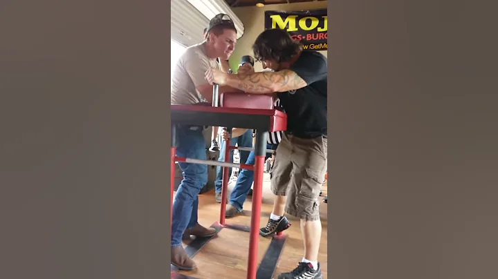 Randy Whaley kaveman arm wrestling