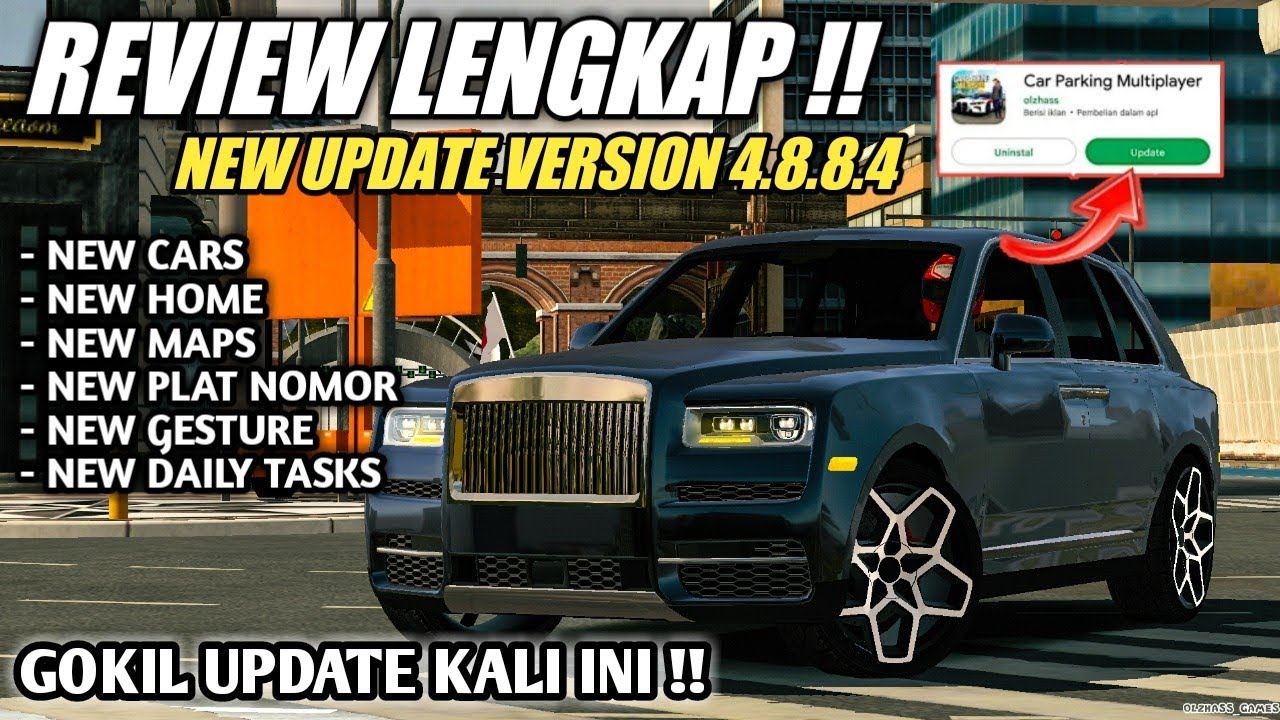 NEW UPDATE CAR PARKING MULTIPLAYER v.4.8.5.1, MOD UNLIMITED COINS AND UNLOCK  EVERYTHING