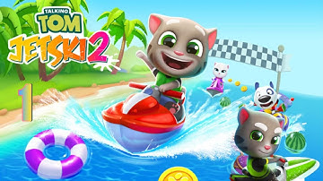 Talking Tom Jetski 2 Gameplay Walkthrough Part 1 - Tutorial [iOS/Android Games]