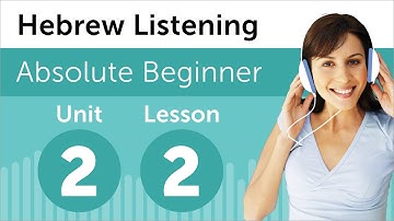Hebrew Listening Practice - Shopping for a Shirt in Israel