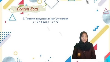 Penggunaan Aplikasi GeoGebra pada Materi SPLDV | Program Komputer