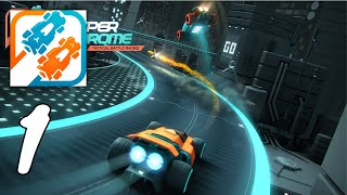 Hyperdrome - Tactical Battle Racing Gameplay Walkthrough #1 (Android, IOS) screenshot 2