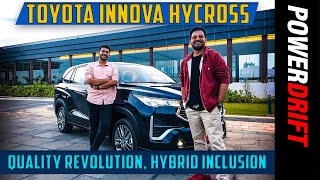 Toyota Innova HyCross | First Drive Review | We Talk Style, Features, Driving, Hybrid | PowerDrift