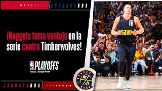 ¡Gran actuación del MVP, Nikola Jokic pone a los Nuggets a un triunfo!