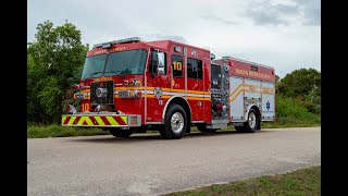 SFEV - Indian River County Fire Rescue's new Sutphen custom pumper  (HS7311) - ENGINE 10 by South Florida Emergency Vehicles 99 views 4 months ago 52 seconds