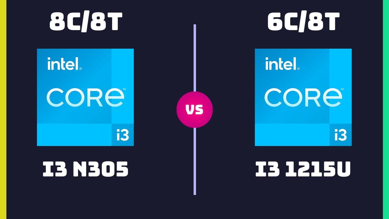 Intel Core i3 N305 vs Intel Core i3 1215U – CPU Comparison - YouTube