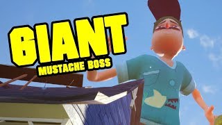 HELLO NEIGHBOR GIANT MUSTACHE KID PLAYER BOSS