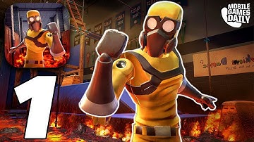 HOT LAVA - Gameplay Walkthrough Part 1 - Gym Jam & Trampoline Trouble Levels (Apple Arcade)