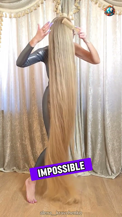 Rapunzel-Like Long Hair Struggles: How She Manages Every Day! 😱✨