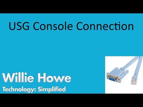 USG Console Port Connection