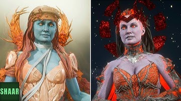 Mortal Kombat 11 - Cetrion Vs Cetrion (Mirror Match) - All Intros Dialogues