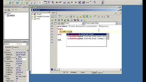 Delphi VCL 基礎入門系列 -- 如何在 2 分鐘成為一名合格的程式設計師