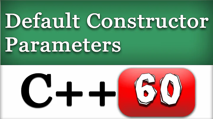 Default Class Constructor Parameters | C++ OOPS Video Tutorial