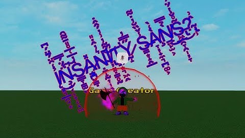 TRUE INSANITY SANS (Reworked) | Sans Game REMAKE | Roblox