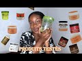 PRODUITS TESTÉS SHEA MOISTURE , AS I AM , AUNT JACKIE ,ECO STYLER