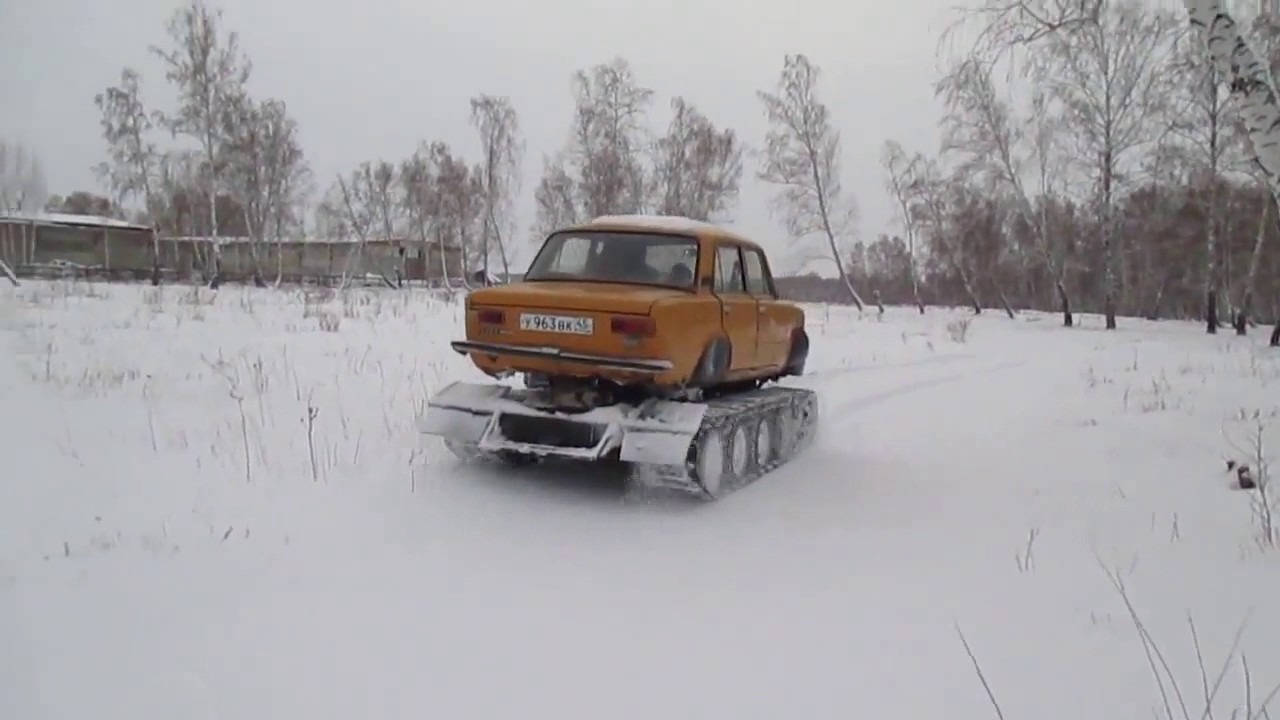 Субару на гусеницах