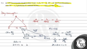 Que  Le     A B C    be an isosceles triangle in which    A    is at      1 0    angle A  frac 2....