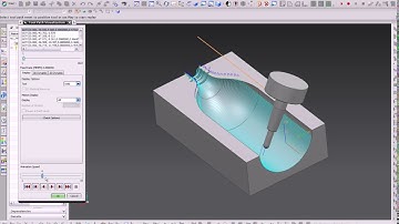 NX7   Bootle Machining 4 axis toolpaths