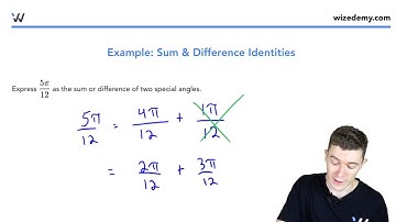 Trig Identity: Sum and Difference Identities | High School Math Simplified | Wizeprep