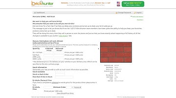 Brickhunter Portal Upload Tutorial