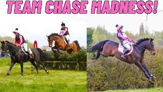 TEAM CHASE MADNESS!| ALL THREE HORSES GO TEAM CHASING || VLOG 95