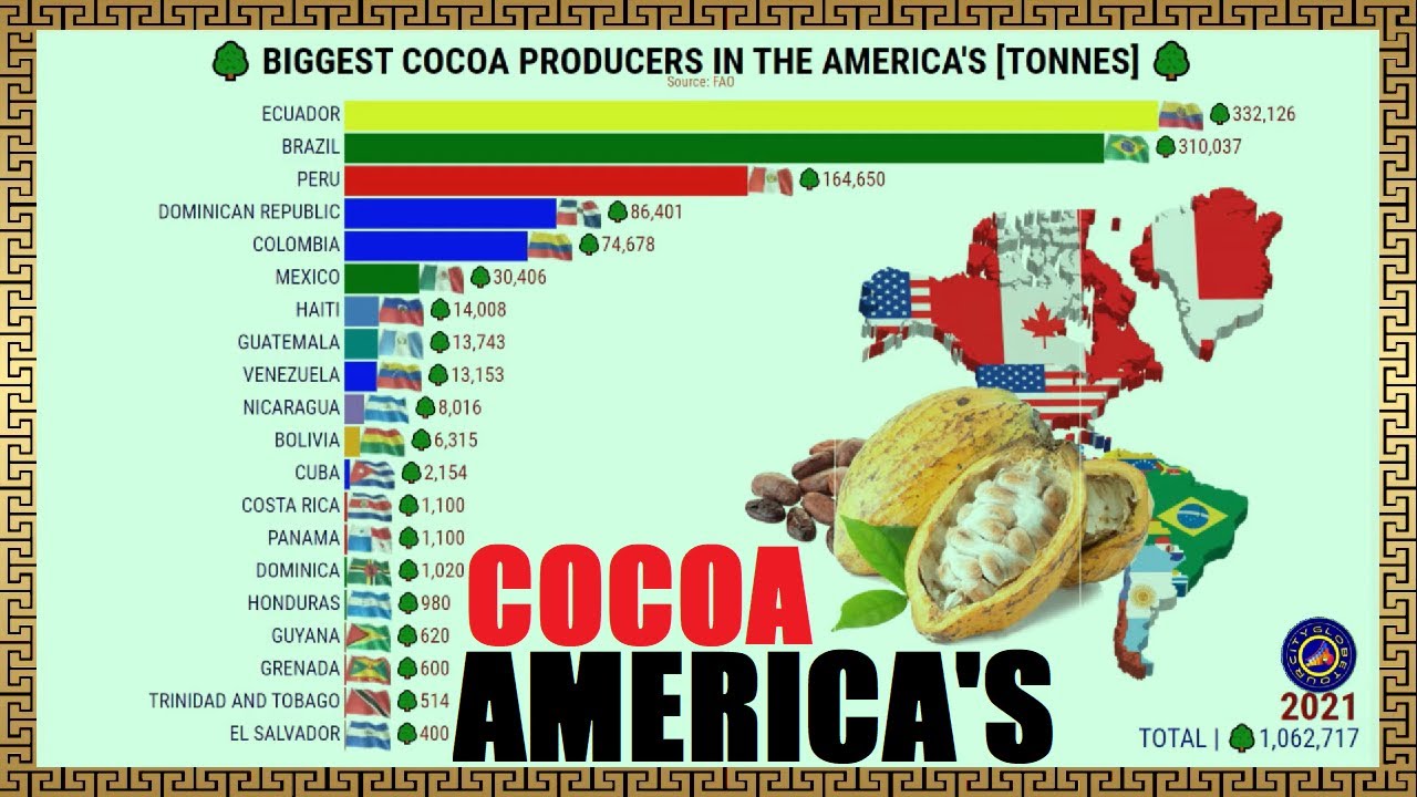 THE LARGEST COCOA PRODUCERS IN THE AMERICA'S 🍫 YouTube