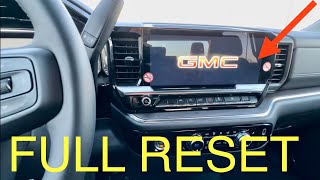 How To Reset 2022+ Chevy Silverado GMC Sierra Trucks Infotainment System Control Modules 2023 2024 by GK7 Garage 5,062 views 2 months ago 2 minutes, 36 seconds