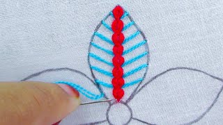 Latest Hand Embroidery New Needle Work Unique Flower Embroidery Design With Easy Sewing Tutorial