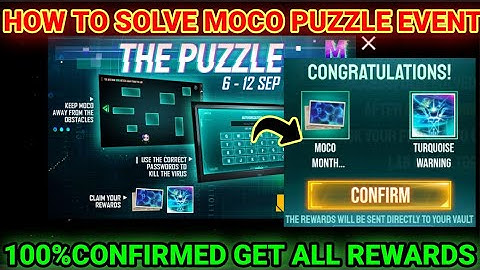 HOW TO COMPLETE MOCO PUZZLE EVENT || ELITE MOCO  PUZZLE EVENT DETAIL || PUZZLE EVENT FULL DETAIL