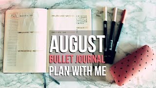 PLAN WITH ME | AUGUST 2017 BULLET JOURNAL