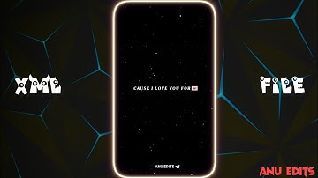 infinity x kina chir efx __ New Alight Motion Edits Xml Presets _ Love Status