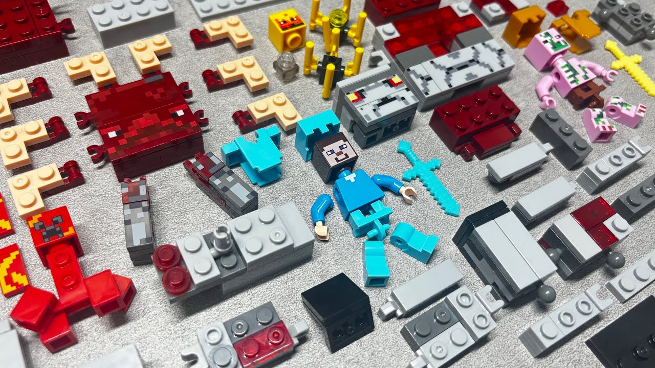  LEGO Minecraft Characters Collection ⚔️🔥 | Epic LEGO Minecraft Figures & Creatures Showcase! ⛏️💎