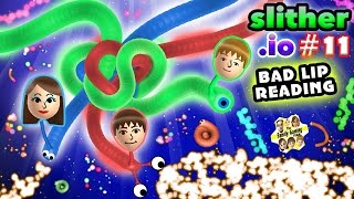 SLITHER.io #6- BEAT MY HIGHSCORE! Low Quality is Awesome! (FGTEEV