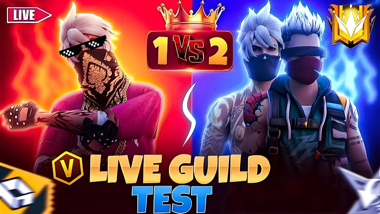 GUILD TEST LIVE🔴 | FREE FIRE | SN GAMING | ROAD TO 3K