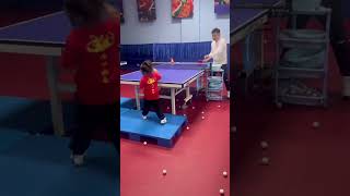 2038 Chinese Little Girl Showcases Stunning Ping-Pong Skills