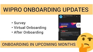 Wipro Onboarding updates | Pre-onboarding process | virtual joining | 2022 batch