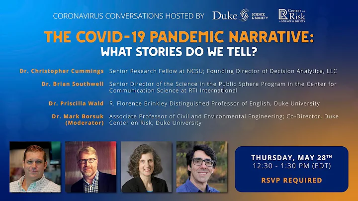 Coronavirus Conversations: The COVID-19 Pandemic Narrative - What Stories Do We Tell?