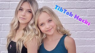 Trying TikTok Hacks with Coco Quinn