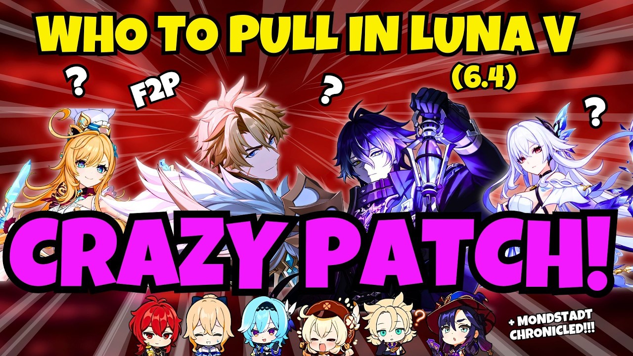 Who to PULL in Genshin's LUNA V (6.4) as an F2P - VARKA Kit Analysis