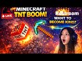 🔴 LIVE 🌍 Type Your Country | Minecraft TNT Battle 💥 #1