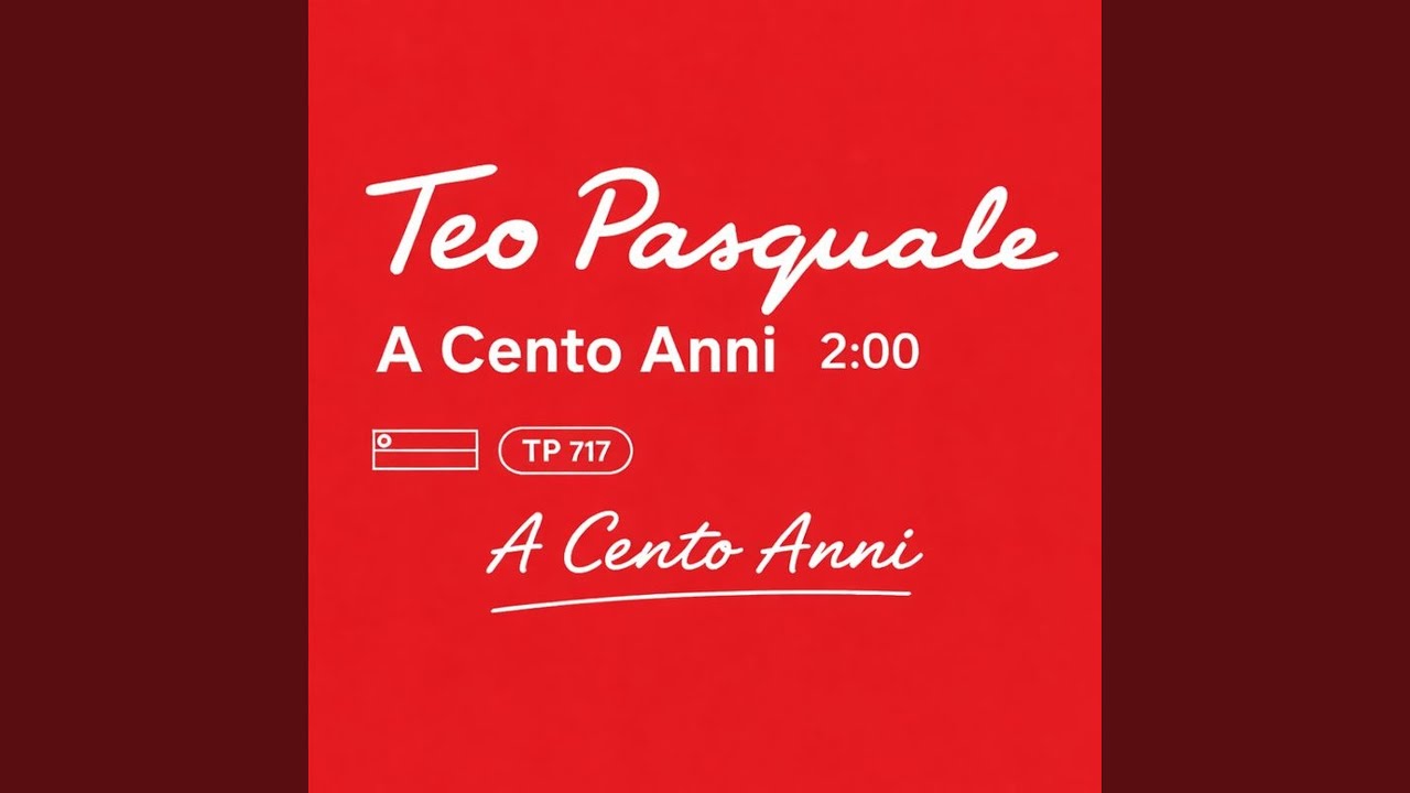 Watch A Cento Anni on YouTube Watch A Cento Anni on YouTube