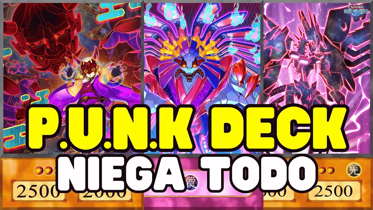 NIEGA hasta las GANAS de VIV1R de tus RIVALES con el NUEVO DECK P.U.N.K en Yu-Gi-Oh! Duel Links